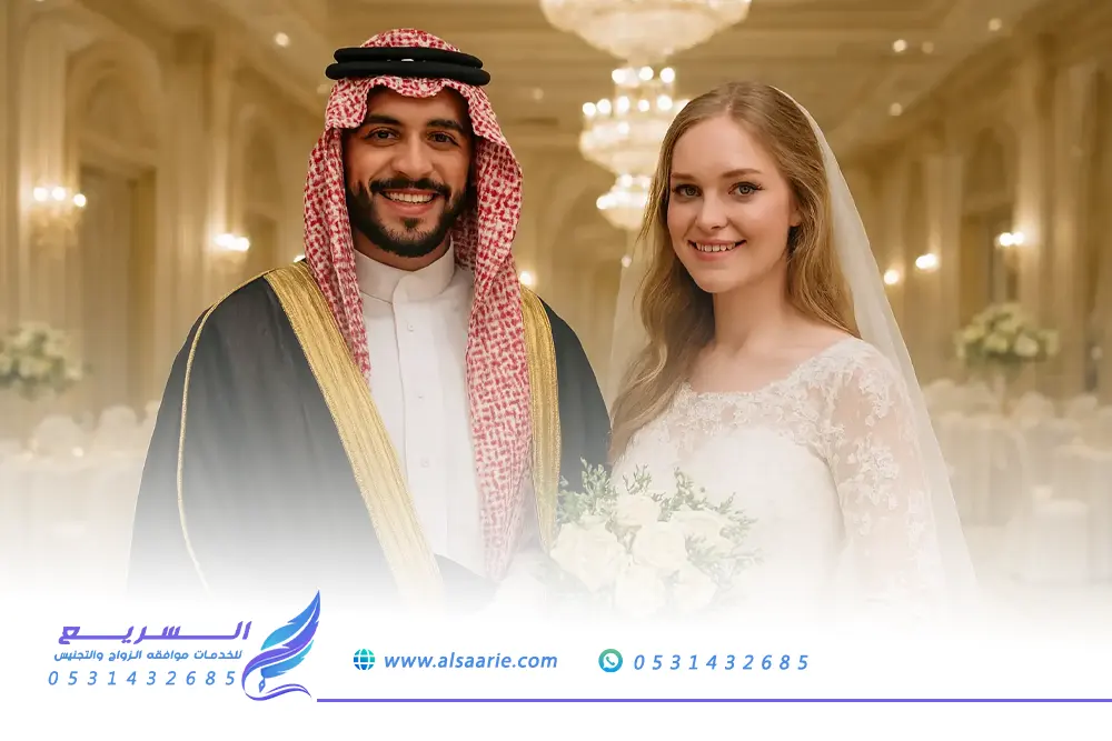 اجراءات زواج سعودي من اجنبية